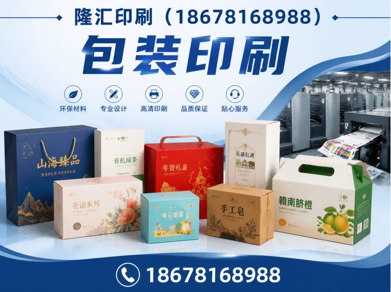 张店区包装印刷展示图